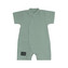 Letní overal pro miminko mušelín Olive; Barva: olivová; Velikost: 56