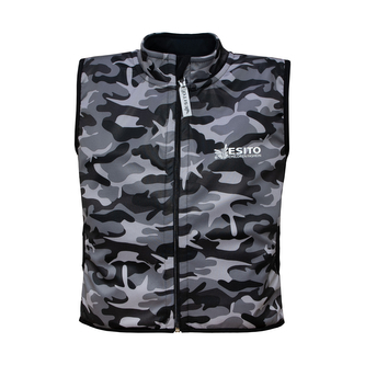 Dětská softshellová vesta Maskáč vel. 122 - 146; Barva: šedá; Velikost: 140