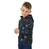 Dětská mikina s kapucí Universe; Barva: modrá; Velikost: 110 - 116