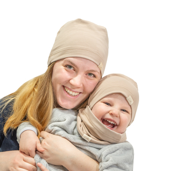 Jarní čepice Latté; Barva: béžová; Velikost: 48