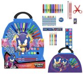 Kreativní set 50 předmětů Sonic The Hedgehog|Ježek Sonic (58 x 41 x 3 cm)