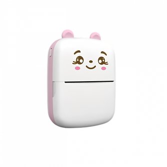 Přenosná mini termo tiskárna pro iPhone a Android - růžová