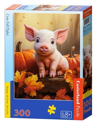 Puzzle 300 Cute Fall Piglet CASTOR Puzzle 300 Cute Fall Piglet CASTOR