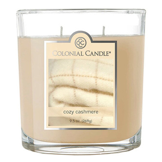 Svíčka dekorativní váza Colonial Candle, Útulný kašmír, 269 g