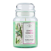 Svíčka ve skleněné dóze Purple River, Citronová verbena, 623 g
