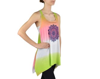 Dámský dlouhý top YORKA, multicolour, mandala III