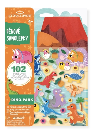 Pěnové samolepky CONCORDE Dino-park Pěnové samolepky CONCORDE Dino-park