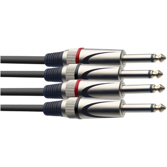 Stagg STC3P, kabel 2x JACK/2X JACK, 3m Stagg STC3P, kabel 2x JACK/2X JACK, 3m