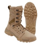 Boty taktické DEFENSE vysoké CAMEL PÍSKOVÉ vel.44