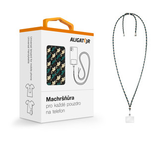 UNI šňůrka Aligator Machršňůra pro mob. tel., maskáčová