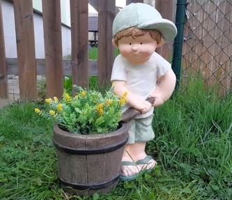 Kluk s vědrem obal na květináč