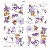 UBROUSKY NOVÁ LEVANDULE 3VRSTVÉ 33X33CM