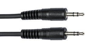 Stagg SAC020MPSMPSB, propojovací kabel mini Jack - mini Jack, 20 cm