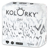 Kolorky DAY - Dětské pleny - Hearts - velikost XL 12-16 kg (17 ks)