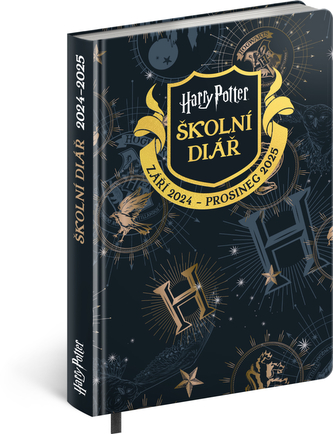 Školní diář Harry Potter (září 2024 - prosinec 2025), 9,8 × 14,5 cm Školní diář Harry Potter (září 2024 - prosinec 2025), 9,8 × 14,5 cm