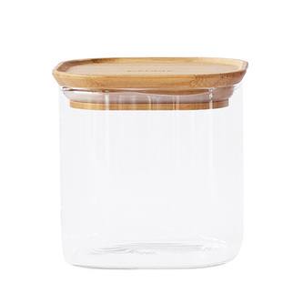 PKV-005 Skleněná dóza 800 ml, čtverec
