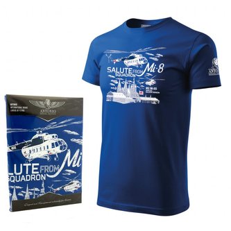 Triko letka Mi-8 SALUTE MODRÉ vel.3XL