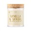 Svíčka s dřevěným praskajícím knotem - Vanilla & Santal 160 g