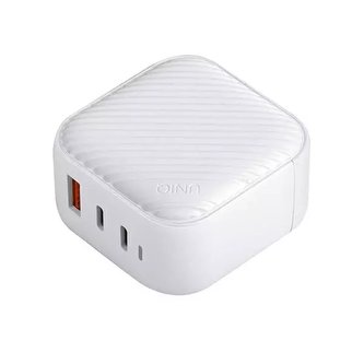 UNIQ Nástěnná nabíječka Verge Pro 66W Gan USB-C bílá/cloud bílá
