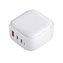 UNIQ Nástěnná nabíječka Verge Pro 66W Gan USB-C bílá/cloud bílá