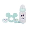 Mickey Mouse - kojenecká sada (láhev s dudlíkem 240 ml, anatomický dudlík, kousátko, držák na kousátko) (Cool)