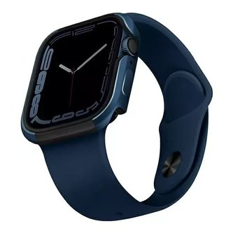 Ochranné pouzdro UNIQ Valencia pro Apple Watch Series 4/5/6/7/8/SE 45/44 mm modrá/modrá