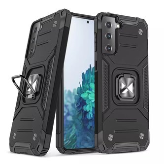 Wozinsky Ring Armor Tough Hybrid Case Magnetický držák krytu Samsung Galaxy S22 Black