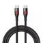 Remax LESU Series rychlonabíjecí kabel USB Typ C - USB Typ C PD 65W 1m černý (RC-195C-C)