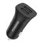 Nabíječka do auta s duálním USB Foneng C07 2,4 A (černá)