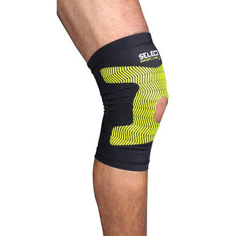 Compression Knee kompresní návlek na koleno černá velikost oblečení XXL
