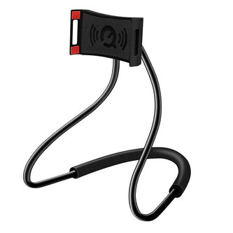 Držák stojanu na telefon Líný držák Flexibilní krk Selfie Black