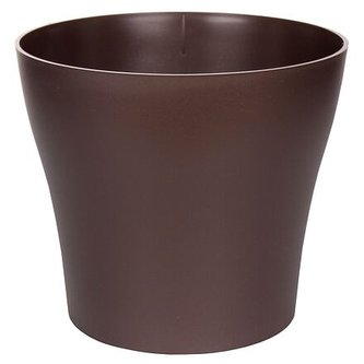 Tulipan Mat květináč hnědá průměr 24 cm Tulipan Mat květináč hnědá průměr 24 cm