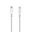 Energizer HardCase - propojovací kabel USB-C k Lightning s certifikací MFi 1.2m (bílý)