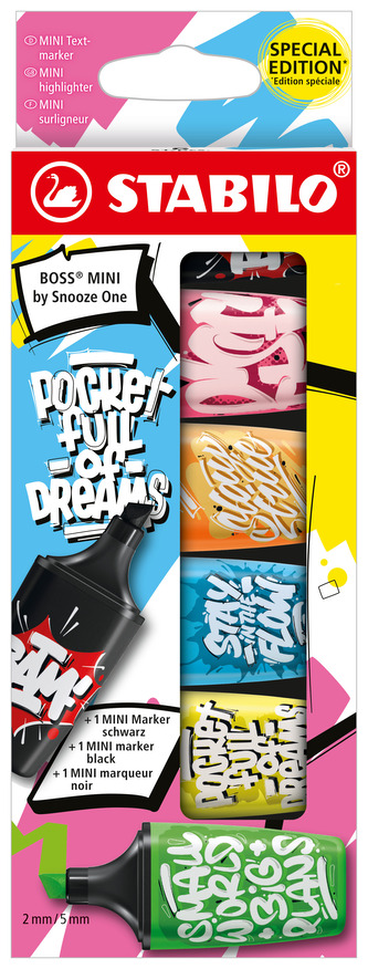 STABILO BOSS MINI by Snooze One 6 ks Sada