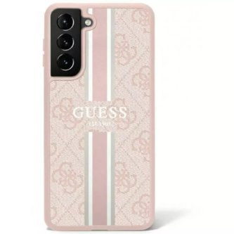 Etui Guess GUHCS23SP4RPSP do Samsung Galaxy S23 S911 růžový pevný obal 4G s potiskem