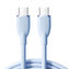 Cable Colorful 100W USB C USB C SA29-CC5 / 100W / 1,2m (blue)