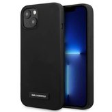 Karl Lagerfeld KLHCP13SSLMP1K iPhone 13 mini 5,4" pevný obal černý/černý silikonový plak