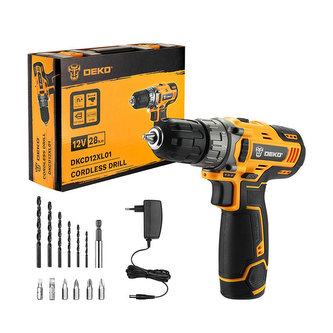 Akumulátorová vrtačka Deko Tools DKCD12XL01-5S3 12V
