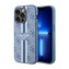 Guess 4G Printed Stripes MagSafe - pouzdro pro iPhone 14 Pro (modré)