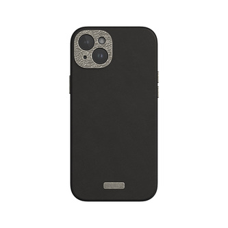 Moshi Napa MagSafe - Kožené pouzdro pro iPhone 15 Plus (Midnight Black)