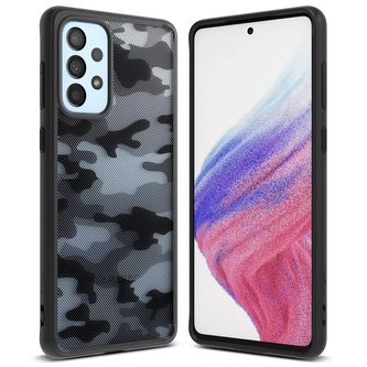 Tpu pouzdro Ringke Fusion Matte s rámečkem pro Samsung Galaxy A73 černé