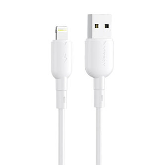 Kabel USB na Lightning Vipfan Colorful X11, 3A, 1m (bílý)