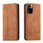 Magnet Fancy Case Case pro Xiaomi Redmi Note 11 Pro Cover Card Wallet Card Holder Brown