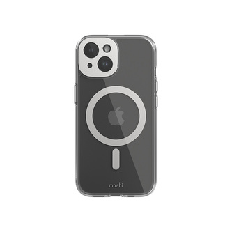 Moshi iGlaze MagSafe - pouzdro pro iPhone 15 (Luna Silver)