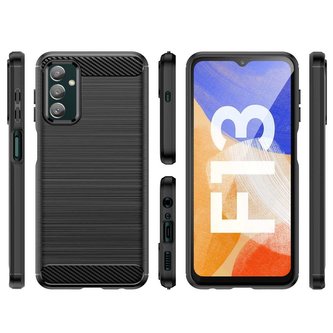 Etui TpuCarbon pro Samsung Galaxy M13 Black