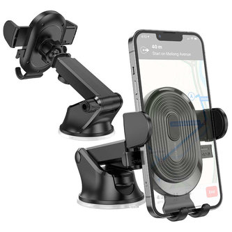 Zažijte držák do auta s přísavkou na telefon 4,7-7 palců na palubní desku/okno Black