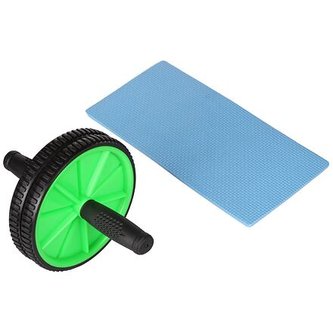 AB Double Wheel posilovací kolečko zelená balení 1 ks