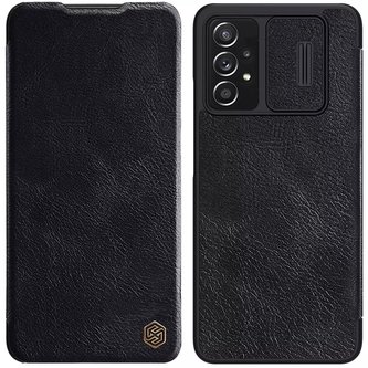 Kožené pouzdro Nillkin Qin pro Samsung Galaxy A73 černé