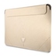 Guess Saffiano Triangle Logo Sleeve - pouzdro na notebook 13"/ 14" (béžová)