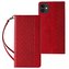 Magnet Strap Case Case pro iPhone 12 Pouch Wallet Mini Lanyard Pendant Red